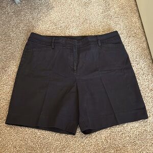 Talbots Black 6” Perfect Shorts - 12